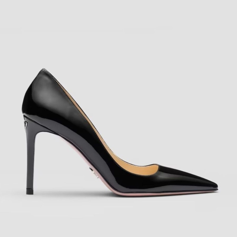 Prada Classic Patent Leather Stiletto Pumps